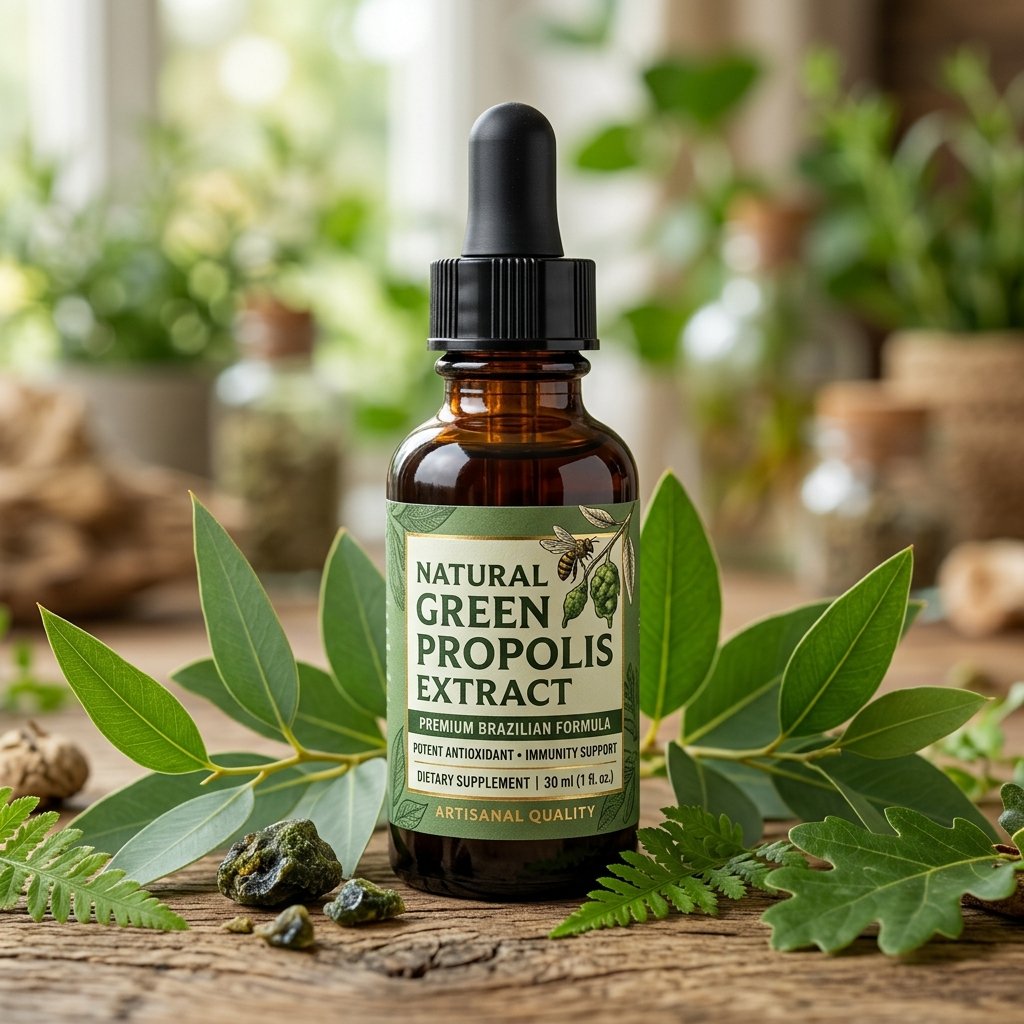 Frasco de Própolis Verde Premium da Greenway Naturals